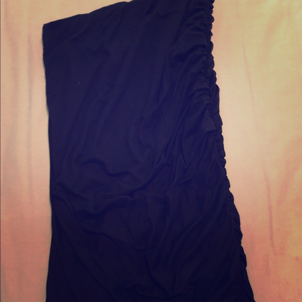 Alice and Olivia Strapless Cotton Dress